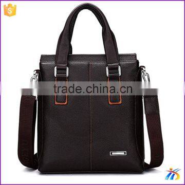 High quality cheap cow skin leather handbags mens crossbody bag