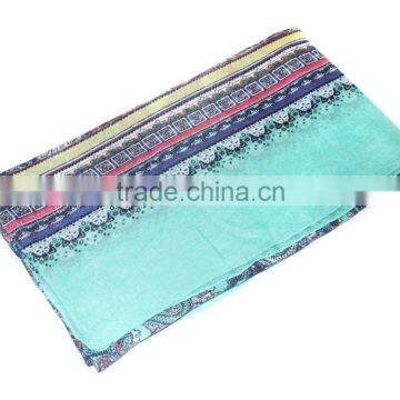 Classic Paisley Printed Scarf for Women photo-2