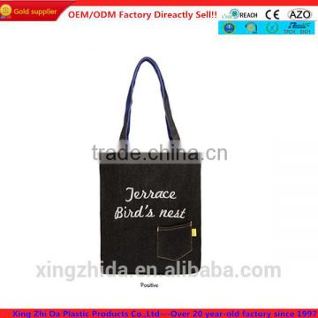 China supplier wholesale canavas messenger shopping bag