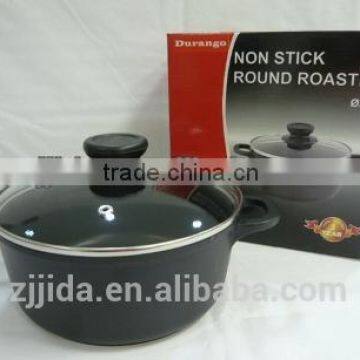 Aluminum forged non-stick casserole/stockpot/pot with ceramic coating