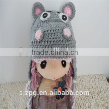 Wholesale hand crochet beanie baby hat Cheap cute baby crochet hats