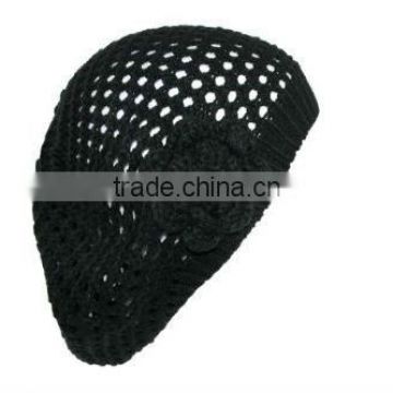 Lightweight Knit Beret Hat