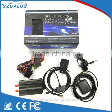 Vehicle GPS tracker with engine shut off software gps tracker tk103