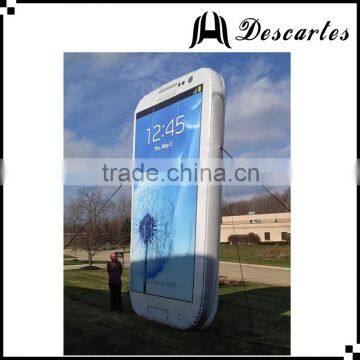 America 4m height smart inflatable replica mobile iphone for advertising events