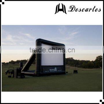 6m wide air inflatable film screen, inflatable rear projection screen for sale