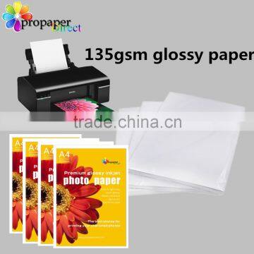 good quality 135gsm high glossy paper