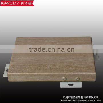Wooden Grain Design Aluminum Veneer Panel With Factory Price photo-2