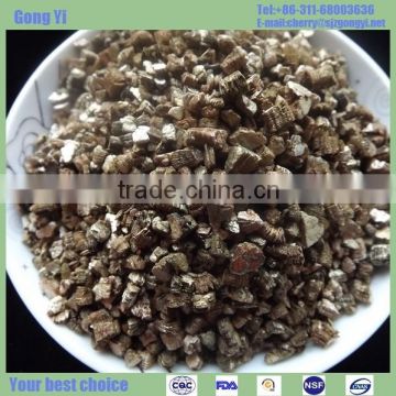 2-4mm agriculture grade dedicated vermiculite mineral raw metarial price for Land soil improvement