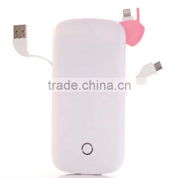 2016 New Product Fast Charging Mobile Phone Charger 6000mAh Power Bank Quality Choice