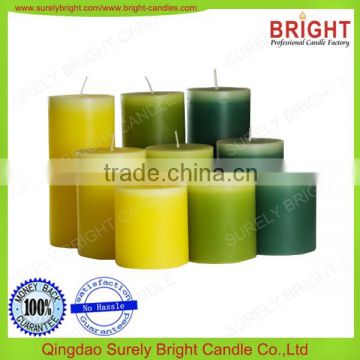 Paraffin Wax Decoration Pillar Candle