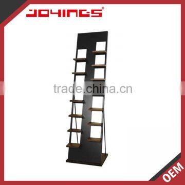 Black Floor Standing MDF Retail Shoe Rack Display