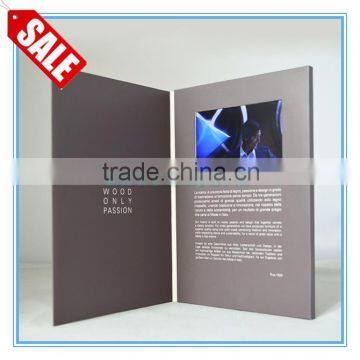 4.3 inch Video Brochure, LCD Video Card, Video Wedding Invitation Card