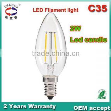 2014 New Arrival E27 360 Degree A60 LED Filament Bulb, 6W Led Filament Candle Light Quality Choice photo-4