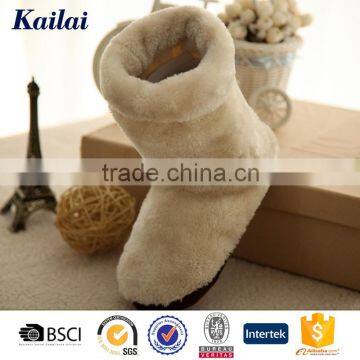 fuzzy chic old fashion boot for circulation