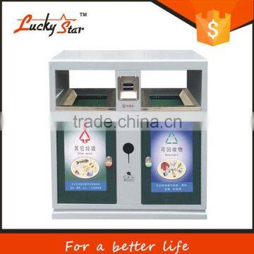 zhejiang lucky star large outdoor industrial hdpe 1100 liter garbage bin