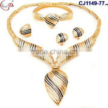 CJ1149-(74-79) Different Color Jewelry Gold Plating Wedding/evening Party Ladies Jewelry Set photo-4
