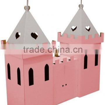 Factory Direct Manufcturer POP Corrugated Princess Castle Cardboard Playhouse