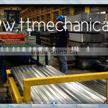 Hi speed corrugated sheet metal rollforming machine