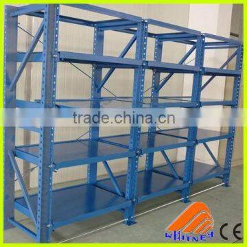 Heavy duty sheet mould shelving, Heavy mould rack, half open racking