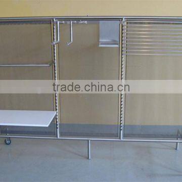 Slotted bracket stainless steel display rack,multifunctional display gondola