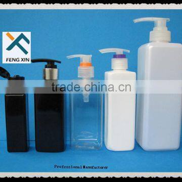 200ml square PET plastic material bottles with pump for lotion gel oil cream bottle from manufacturer