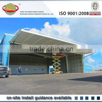 Long span prefabricated industrial hangar for sale