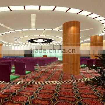 Machine woven technics commercial use modern design ballroom carpet