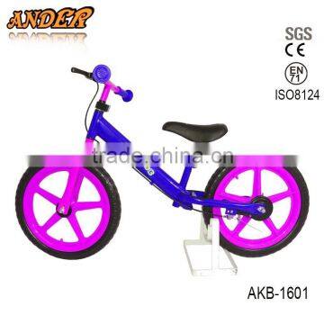 Hot sale kids balance bike/new fashion child bike/popular outdoor toy