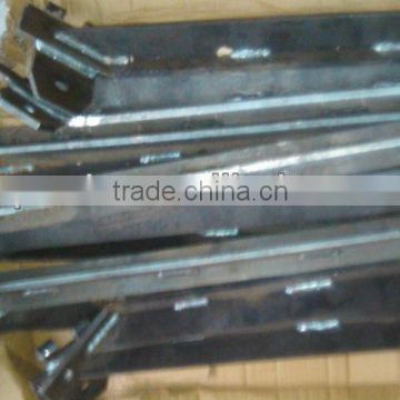 Professional welding Q235 steel braces/hinge pin/ Accurate density, strictly custom-made bending parts