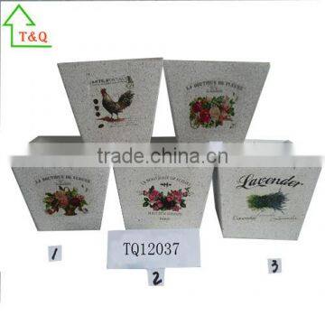 Antique White Garden Wooden Flower Planter