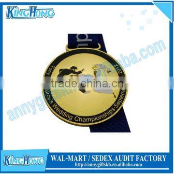 Wedding championship gold running medal