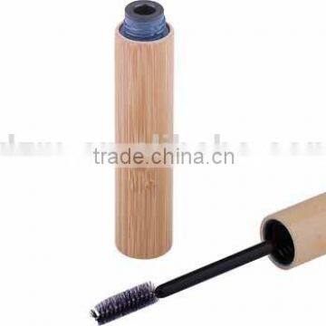 hot tube,mascara packaging,cosmetic container with brush,empty mascara tube,bamboo mascara tube