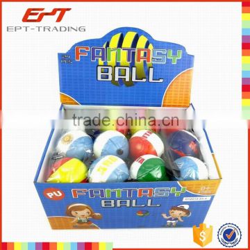 Hot selling flag stress ball boucing pu foam ball