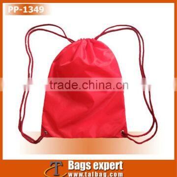 Hot fashion design promotional polyester drawstring bags