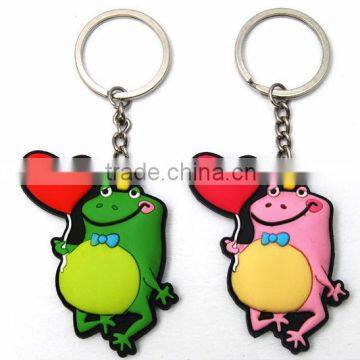 OEM design rubber key holder , cartoon shape rubber key ring