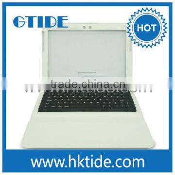 Gtide leather case with bluetooth keyboard for ipad internet kiosk with keyboard