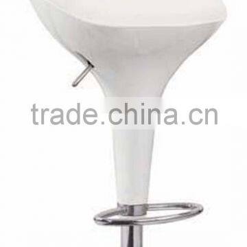 LS-0808 white coffee shop swivel bar stool 001