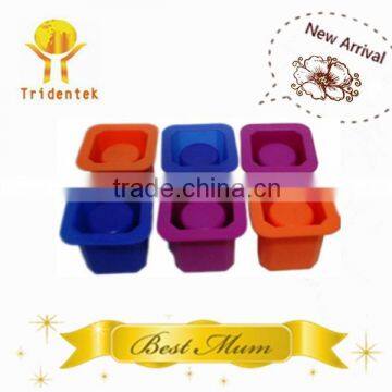 2015 Food Grade Silicone Jelly Molds Frozen Food Tray Silicone Ice Cube Tray