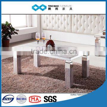 TB Italian Marble Homemade Coffee Table Living Room Furniture Set