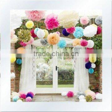 tissue paper flower