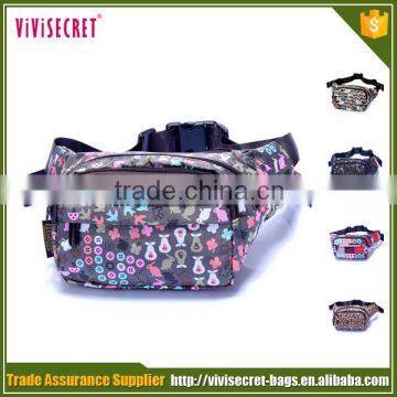 2015 wholesale new colourful nylon outdoor custom waist bum bag