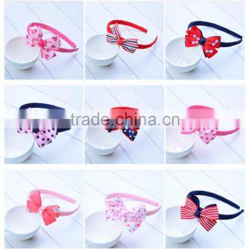 2016 Latest Hairband Designs Cute Bow Hairband Headband For Girls