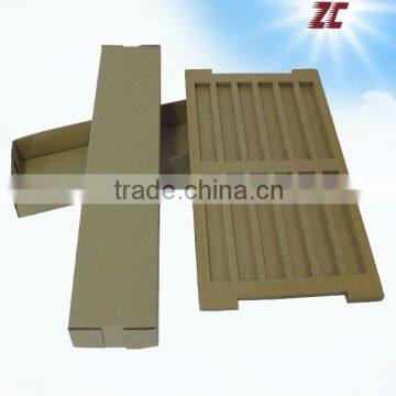 Strong Folding Set Up Corrugated Kraft Paper Case With Lids