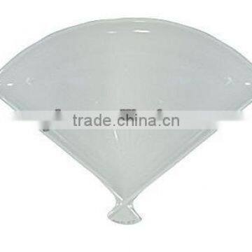 fan shaped melamine sauce dish