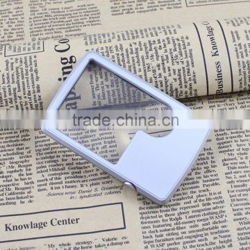 Pocket Ultra-thin Credit Card Reading Magnifier 3X/6X LED Light Magnifying