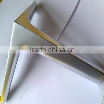 Sofa feet pearl chrome metal plating process Zinc alloy electroplating chrome sand processing