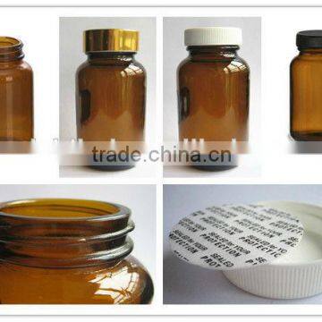 120ml Brown Wide Mouth Glass Pills Bottle Supplier
