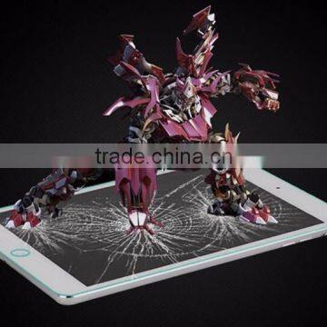 Factory price high transparent tempered glass screen protector for ipad 2 with wholesale package
