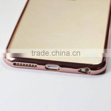 Hot Transparent Electroplating Mobile Phone Case,Mobile Case TPU for Iphone 6 Case photo-4