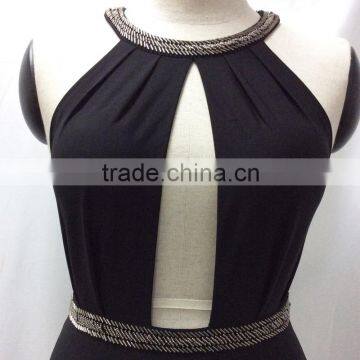 Exquisite Black Jersey Big Size Women Bodycon Dress Day to Night Dresses Wholesale Clothing Online Shopping photo-5